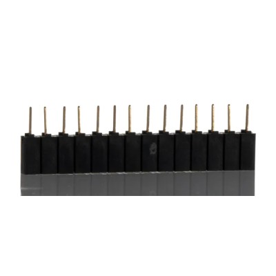 Samtec SSA Series PCB Socket 14 Contacts 1 Row 2.54 mm Pitch Through Hole Mount Solder Termination SSA-114-S-G