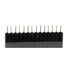 Samtec SSA Series PCB Socket 14 Contacts 1 Row 2.54 mm Pitch Through Hole Mount Solder Termination SSA-114-S-G