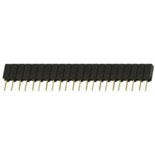 Samtec SSA Series Straight Through Hole PCB Socket 22-Contact 1 Row 2.54mm Pitch Solder SSA-122-S-G