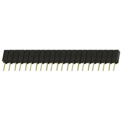 Samtec SSA Series Straight Through Hole PCB Socket 22-Contact 1 Row 2.54mm Pitch Solder SSA-122-S-G