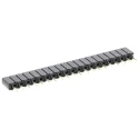 Samtec SSA Series Straight Through Hole PCB Socket 20-Contact 1 Row 2.54mm Pitch 12A SSA-120-S-G