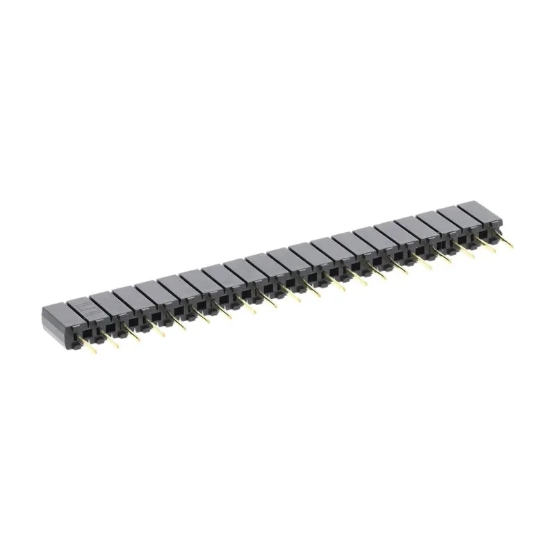 Samtec SSA Series Straight Through Hole PCB Socket 20-Contact 1 Row 2.54mm Pitch 12A SSA-120-S-G
