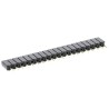 Samtec SSA Series Straight Through Hole PCB Socket 20-Contact 1 Row 2.54mm Pitch 12A SSA-120-S-G