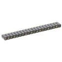Samtec SSA Series Straight Through Hole PCB Socket 20-Contact 1 Row 2.54mm Pitch 12A SSA-120-S-G