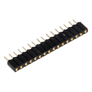 Samtec SSA Series Straight Through Hole PCB Socket 16-Contact 1 Row 2.54 mm Pitch Solder SSA-116-S-G