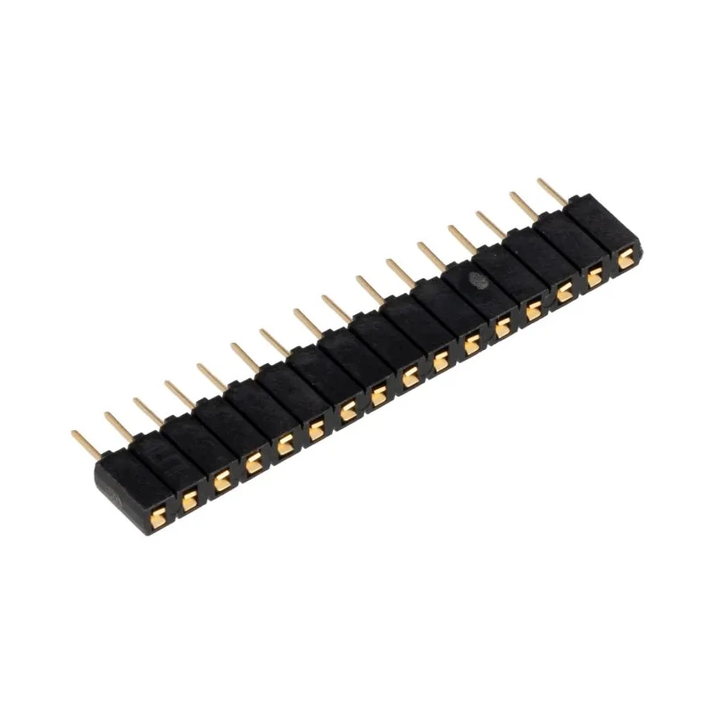 Samtec SSA Series Straight Through Hole PCB Socket 16-Contact 1 Row 2.54 mm Pitch Solder SSA-116-S-G
