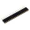 Samtec SSA Series Straight Through Hole PCB Socket 16-Contact 1 Row 2.54 mm Pitch Solder SSA-116-S-G