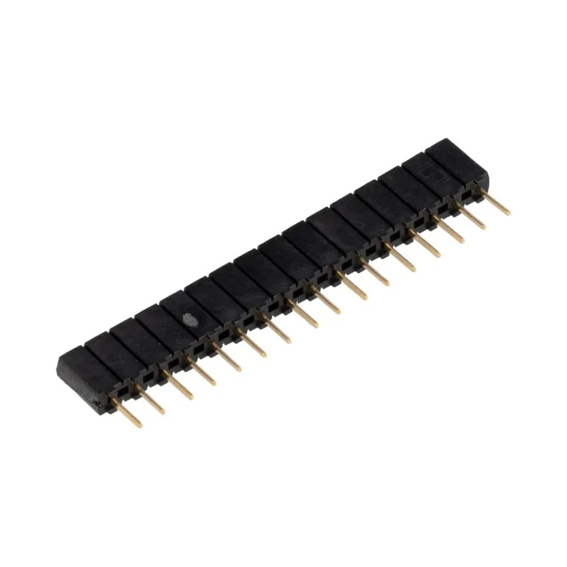Samtec SSA Series Straight Through Hole PCB Socket 16-Contact 1 Row 2.54 mm Pitch Solder SSA-116-S-G