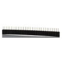 Samtec PCB Socket Through Hole Mount 32-Contact 1 Row 2.54mm Pitch 12A Current Rating SSA-132-S-G