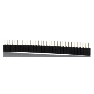 Samtec PCB Socket Through Hole Mount 32-Contact 1 Row 2.54mm Pitch 12A Current Rating SSA-132-S-G