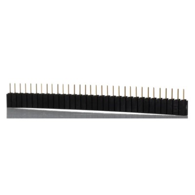 Samtec PCB Socket Through Hole Mount 32-Contact 1 Row 2.54mm Pitch 12A Current Rating SSA-132-S-G