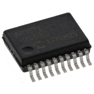 Microchip Resistive Touch Screen Controller SPI Interface 10 bit 140sps 8 Wire 20-Pin SSOP AR1021-I/SS