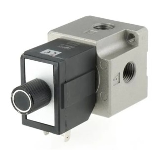 SMC Pneumatic Solenoid Pilot-Operated Control Valve 3/2 NC Solenoid Spring G VT300 Series 12V dc 
