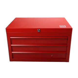 RS PRO Heavy-Duty Steel 3 Drawer Tool Chest with Integrated Locking System and Ball Bearing Slides 768-1678