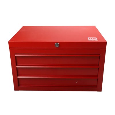 RS PRO Heavy-Duty Steel 3 Drawer Tool Chest with Integrated Locking System and Ball Bearing Slides 768-1678