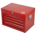 RS PRO Steel 6 Drawer Tool Chest, Red, Dimensions 530mm x 250mm x 345mm 768-1671