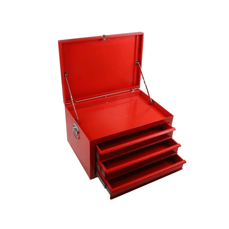 RS PRO Heavy-Duty Steel 3 Drawer Tool Chest with Integrated Locking System and Ball Bearing Slides 768-1678