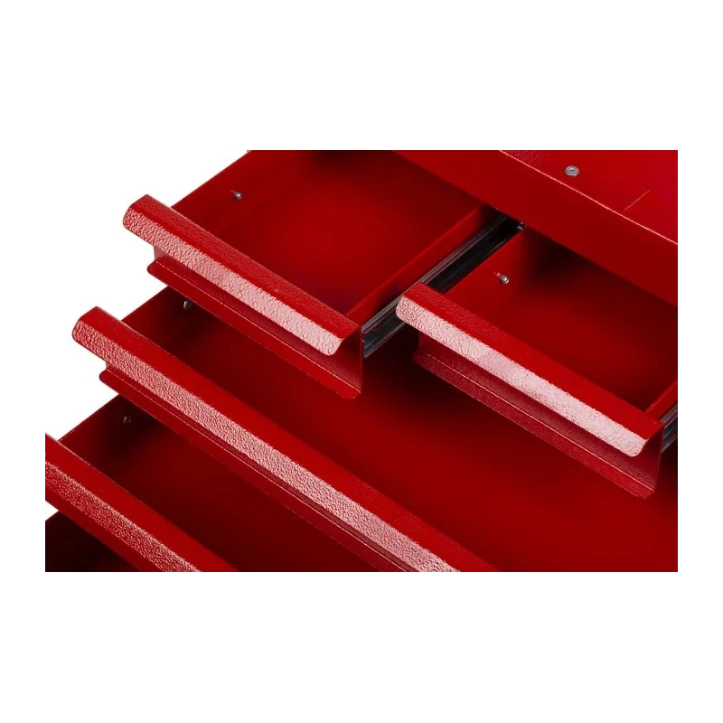 RS PRO Steel 6 Drawer Tool Chest, Red, Dimensions 530mm x 250mm x 345mm 768-1671
