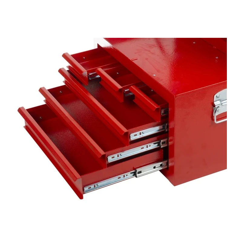 RS PRO Steel 6 Drawer Tool Chest, Red, Dimensions 530mm x 250mm x 345mm 768-1671