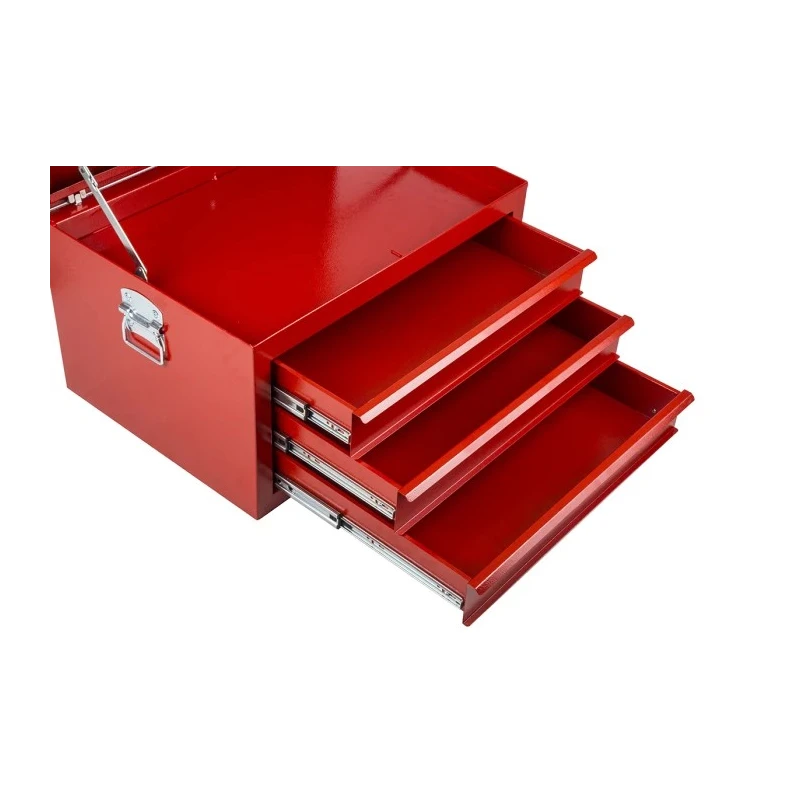 RS PRO Heavy-Duty Steel 3 Drawer Tool Chest with Integrated Locking System and Ball Bearing Slides 768-1678