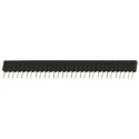 Samtec SSA Series Straight Through Hole PCB Socket 30-Contact 1 Row 2.54 mm Pitch Solder SSA-130-S-G