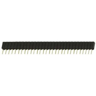 Samtec SSA Series Straight Through Hole PCB Socket 30-Contact 1 Row 2.54 mm Pitch Solder SSA-130-S-G