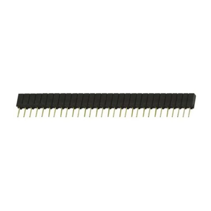 Samtec SSA Series Straight Through Hole PCB Socket 30-Contact 1 Row 2.54 mm Pitch Solder SSA-130-S-G