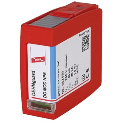 Dehn Surge Protection Plug 255V ac Maximum Surge Current 40kA Plug-in DG MOD NPE
