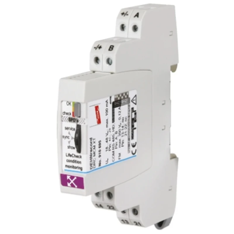 Dehn Modular Surge Protector DIN Rail Mount 350V dc Maximum Voltage 1A Maximum Surge Current DRC MCM XT