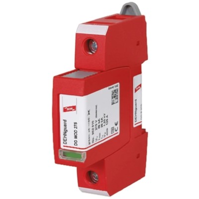 Dehn DG Modular Surge Protector 350 V dc, 275 V ac, Maximum Voltage Rating 40 kA, Type 2 Arrester DG S 275