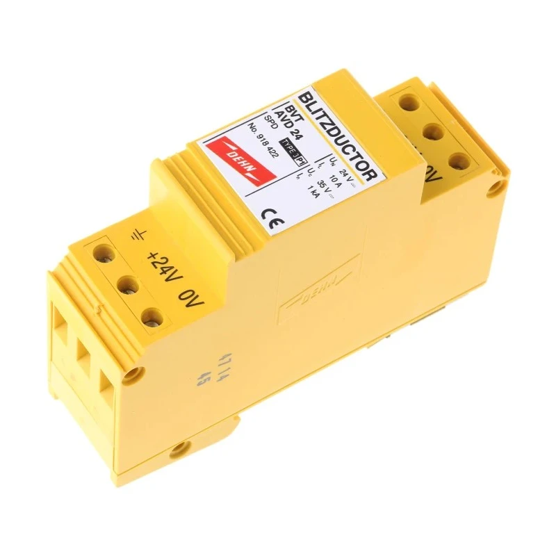 Dehn BVT Surge Protector Lightning Arrester 35V DC Maximum Voltage 2 kA Maximum Surge Current BVT AD 24