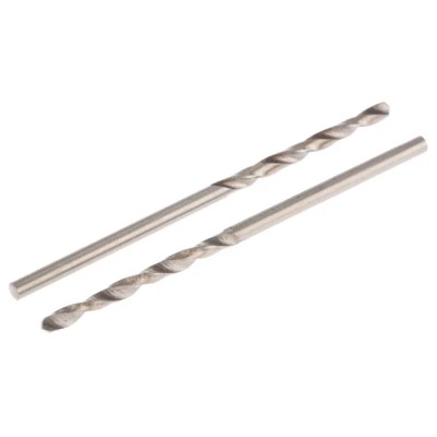 Bosch High-Speed Steel (HSS) Cobalt Drill Bit Set, 49mm Overall Length, 2mm Shank Size, 10 Pieces 2608585874