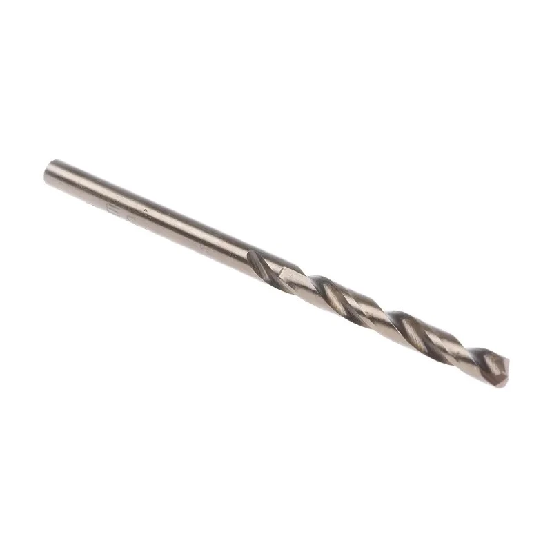 Bosch High-Speed Steel (HSS) Cobalt Drill Bit Set, 3-Flute Helical, 70mm Overall Length, 3.5mm Shank Size 2608585879