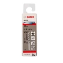 Bosch High-Speed Steel HSS-G Twist Drill Bit, 2mm Diameter, 49mm Overall Length, Cylindrical Shank, 10 Pieces 2608595051