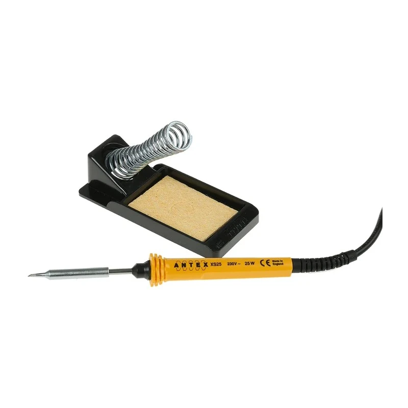 Antex Electronics 25W Electric Soldering Iron Kit 230V with Stand K98247A