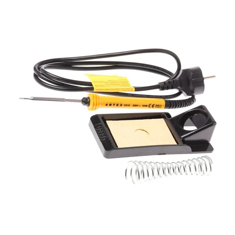 Antex Electronics 18W Electric Soldering Iron Kit 230V Euro Plug CS18 Series K88347A