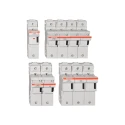 Mersen 125A Rail Mount Thermoplastic Fuse Holder for 22 x 58 mm Fuse, 3 Poles, 690V AC B331109 / CMS223M