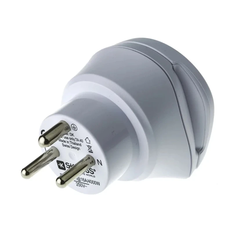SKROSS Travel Adapter Australia, Switzerland, Europe, China, Italy, UK, USA, Europe, Denmark, 16A 768-2870