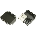Wieland GST18i Series Lighting Connector with Strain Relief Male/Female 6-Pole 6-Way GST18i