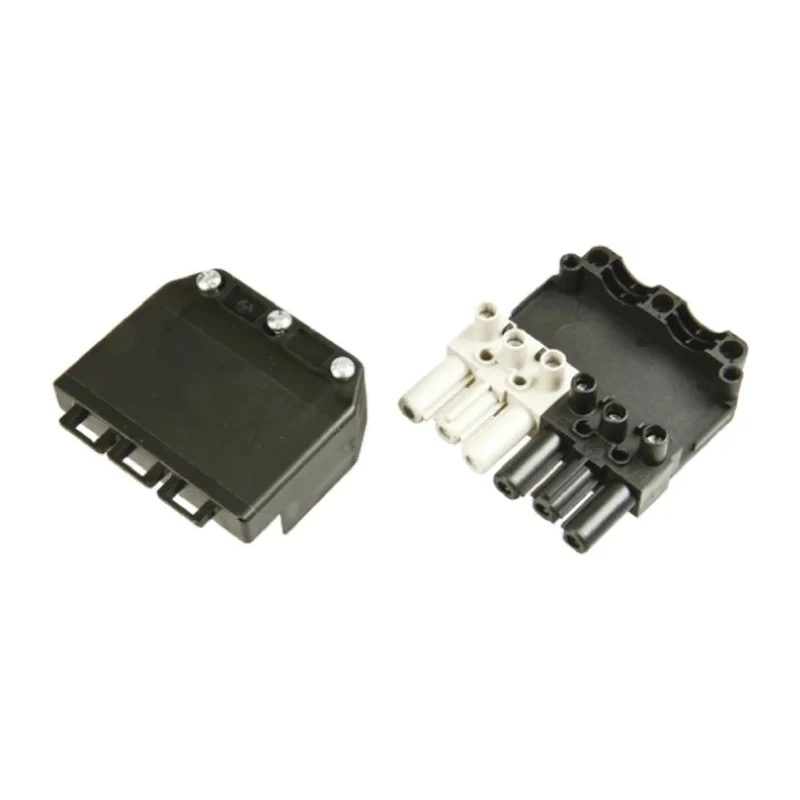 Wieland GST18i Series Lighting Connector with Strain Relief Male/Female 6-Pole 6-Way GST18i
