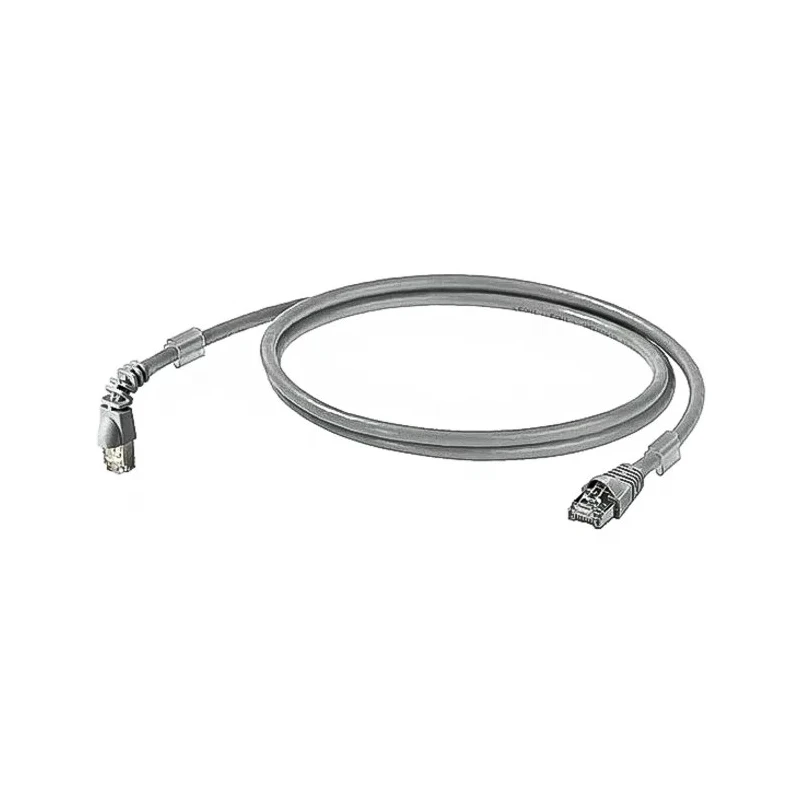 Weidmüller Shielded Screened Cat6 Ethernet Cable 0.5 m, Grey Low Smoke Zero Halogen CAT6
