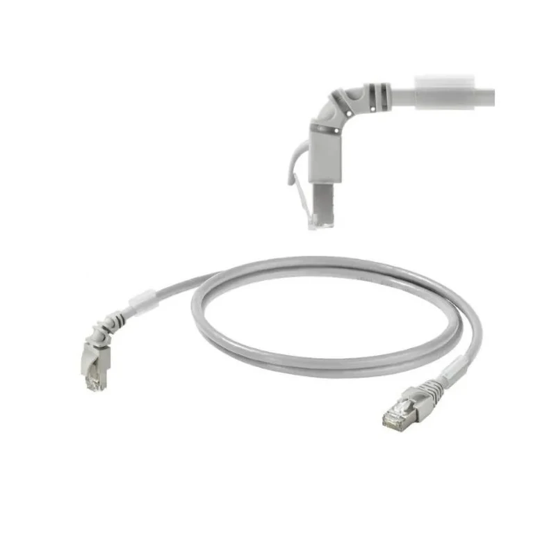 Weidmüller Shielded Screened Cat6 Ethernet Cable 0.5 m, Grey Low Smoke Zero Halogen CAT6