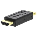 RS PRO AV Audio Male HDMI Straight HDMI Coupler Adapter Black 768-4201
