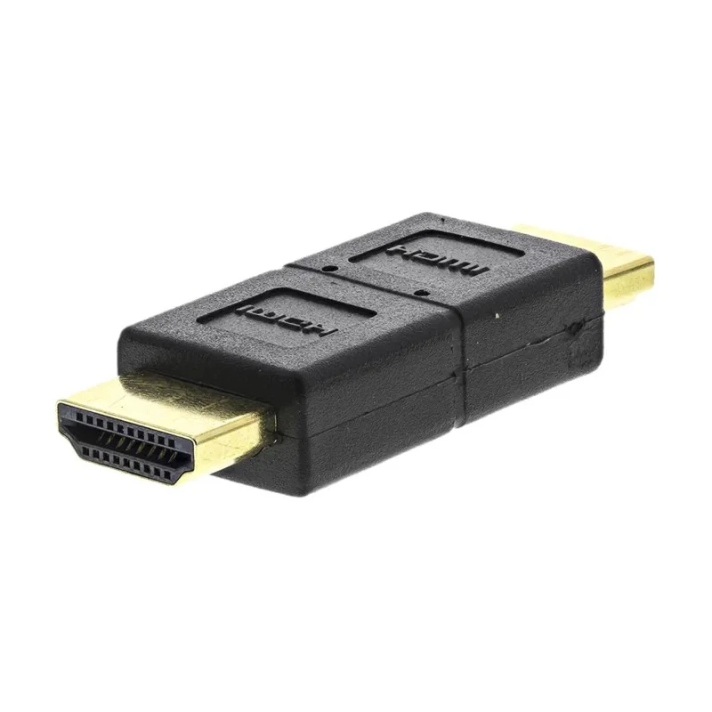 RS PRO AV Audio Male HDMI Straight HDMI Coupler Adapter Black 768-4201