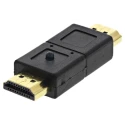 RS PRO AV Audio Male HDMI Straight HDMI Coupler Adapter Black 768-4201