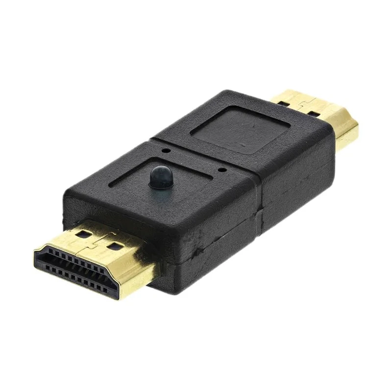 RS PRO AV Audio Male HDMI Straight HDMI Coupler Adapter Black 768-4201