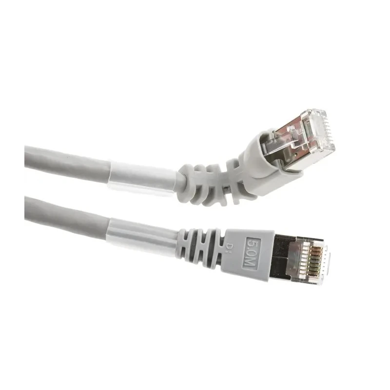 Weidmüller Shielded Screened Cat6 Ethernet Cable 5 m Length Low Smoke Zero Halogen Grey Cat6
