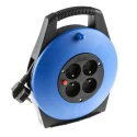 RS PRO 10 m 4 Socket Type E Cable Reel Extension Lead, 230V AC, 10A Current, Polyvinyl Chloride Jacket 768-4450