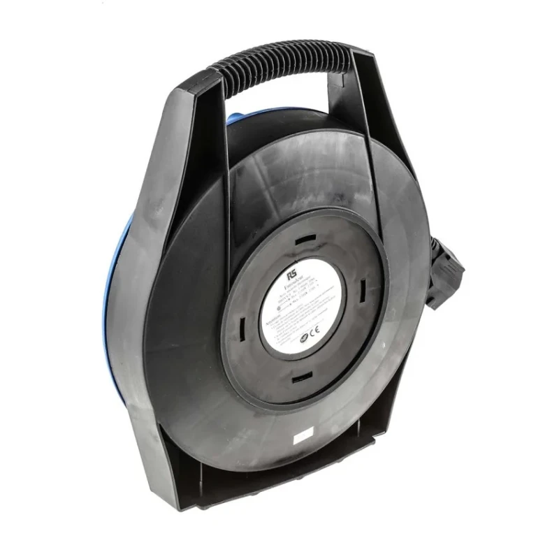 RS PRO 10 m 4 Socket Type E Cable Reel Extension Lead, 230V AC, 10A Current, Polyvinyl Chloride Jacket 768-4450