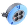 RS PRO 5 m 4 Socket Type E Cable Reel 230V AC 10A Polyvinyl Chloride Jacket 768-4456